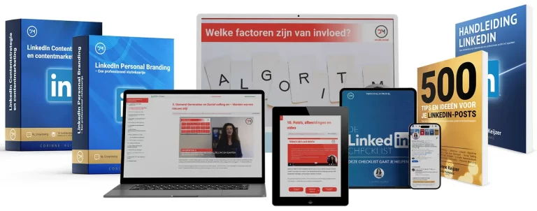 Complete online cursus - Meer succes met LinkedIn - van expert trainer Corinne Keijzer